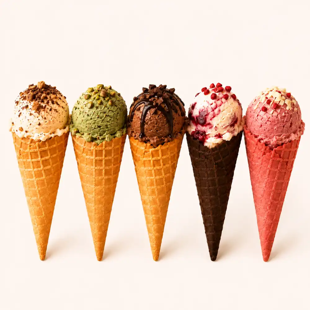 conos dulces de colores con helado v2 conos dulces de colores con helado v2
